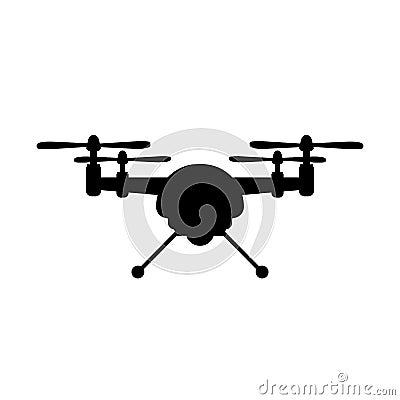 Aerial drone icon â€“ Vector Illustration